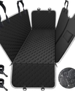 Waterproof Car Seat Protector for Dogs with Side Flaps