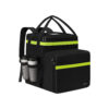 Waterproof insulated food delivery backpack with large capacity, thermal bag for restaurant, courier, Uber Eats and DoorDash delivery
