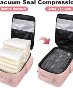 Backpack vacuum-seal compression system detail