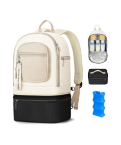 Wholesale wearable breast pump bag with detachable cooler